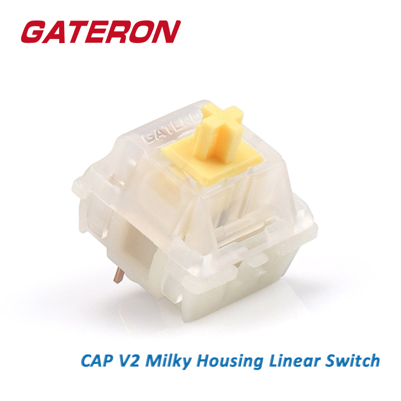 Gaming Accessories Aesthetic - GATERON KAPPE Milchig Gelb Linear KS-25