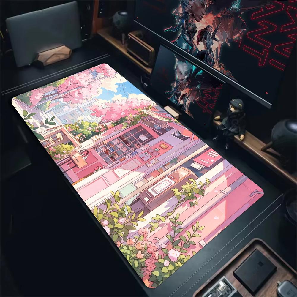 Pink Street-Front Shop Mauspad – Gaming Accessories Shop Bewertung und Preis