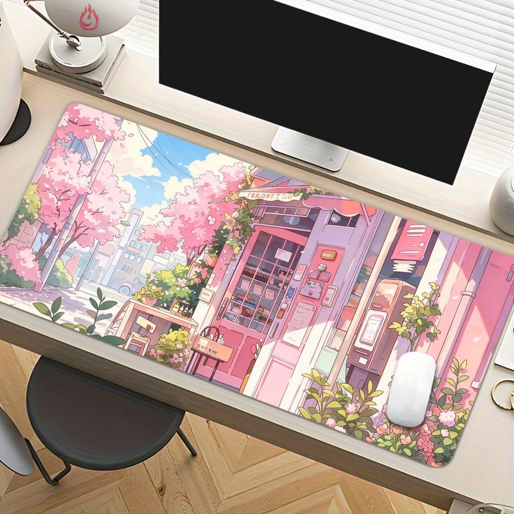 Pink Street-Front Shop Mauspad – Gaming Accessories Shop Bewertung und Preis