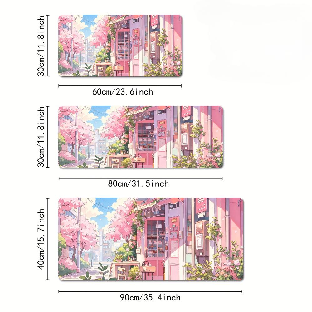 Pink Street-Front Shop Mauspad – Gaming Accessories Shop Bewertung und Preis