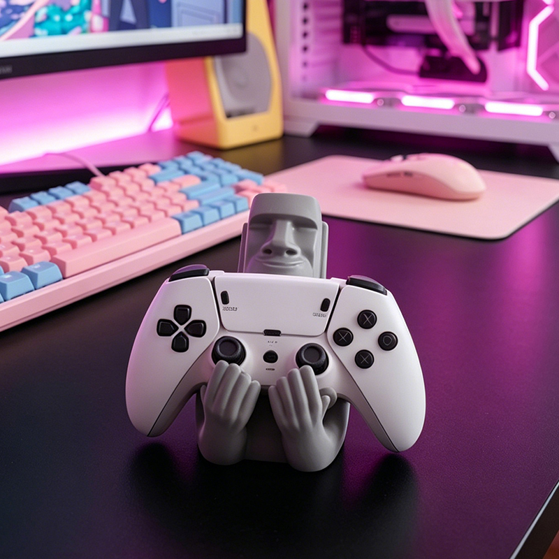 Lustiger Moai-Stein-Harz-Gamep – Gaming Accessories For Room Bewertung und Preis